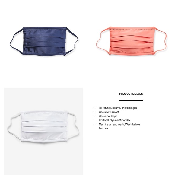 Express Accessories - EXPRESS Solid Satin Face Mask Bundle NWT